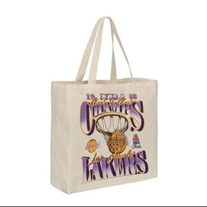 NWT Mitchell & Ness NBA Los Angeles Lakers 2.0 Tote Bag $35 MSRP